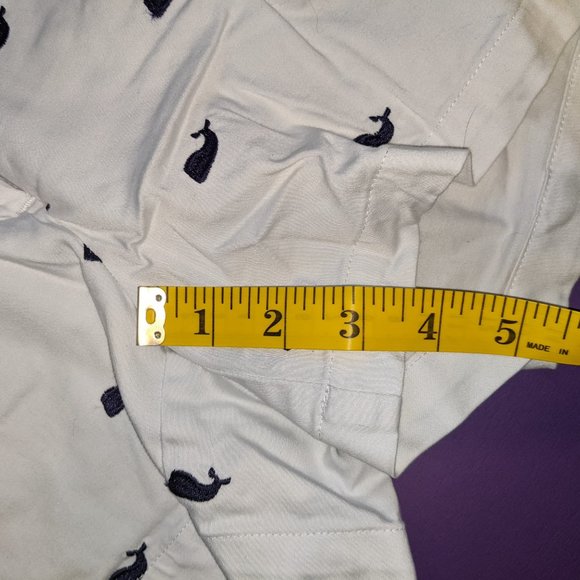 White and navy whale shorts - Picture 2 of 5